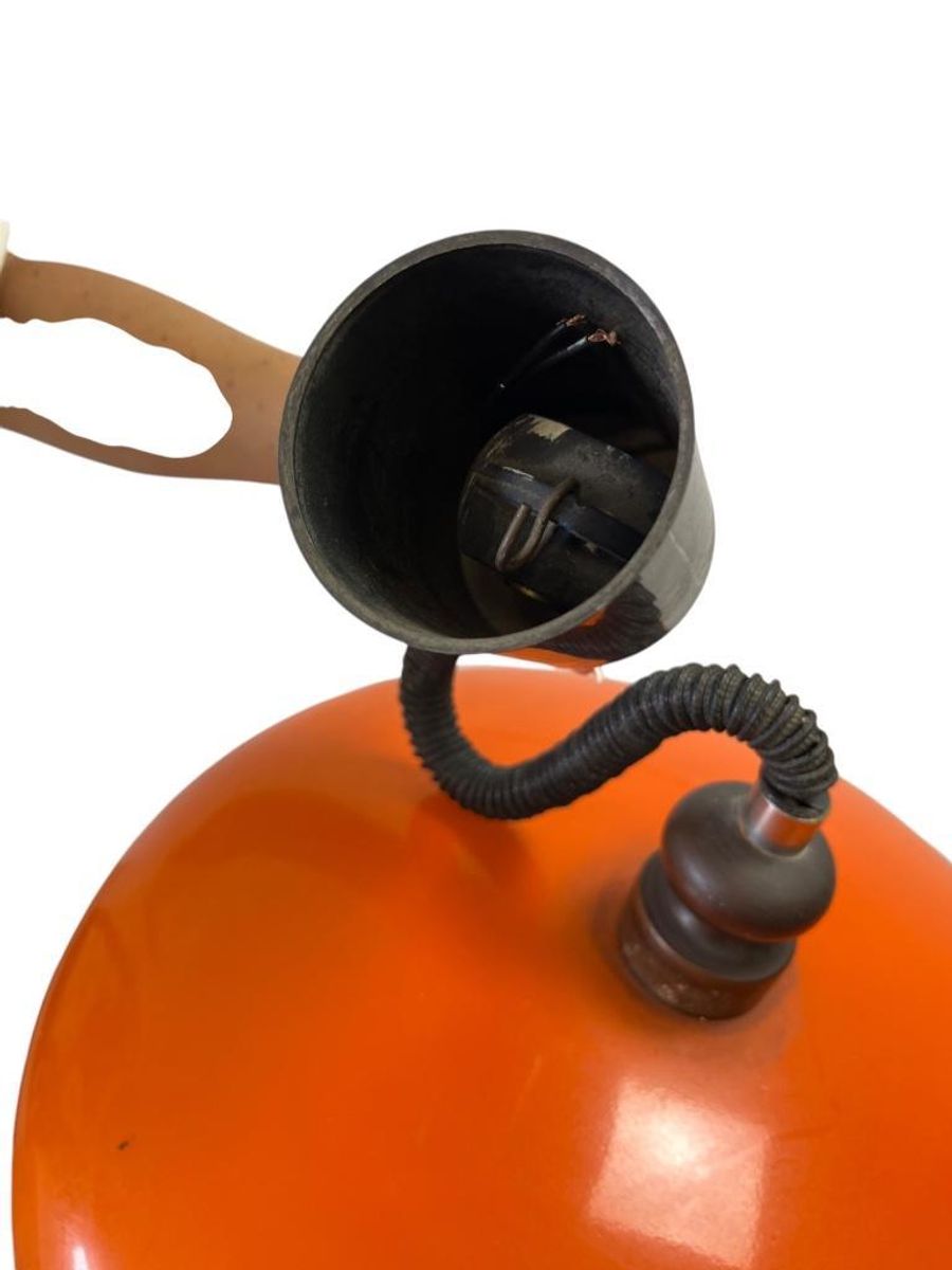 Vintage Oranje Ufo Luster / Hanglamp Jaren 70 image 5