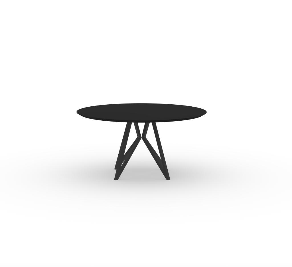 Studio Henk Eettafel Rond 130 Zwart Fenix Butterfly €2689 Nu image 2
