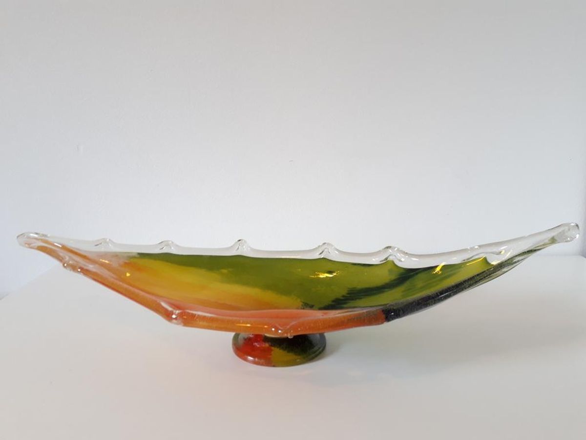 * Vintage Schaal Mondgeblazen Murano ? Fruitschaal image 3
