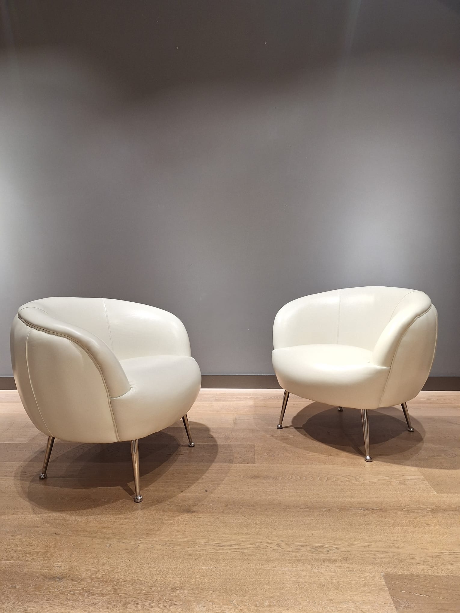 Set Of 2 Vintage Armchairs 1980s image 2