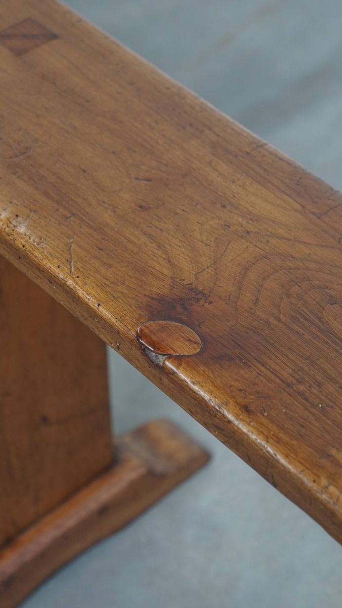 Stijlvolle Antieke Halbank/ Bank Voor Aan De Eettafel Met Een Tijdloze Uitstraling image 10