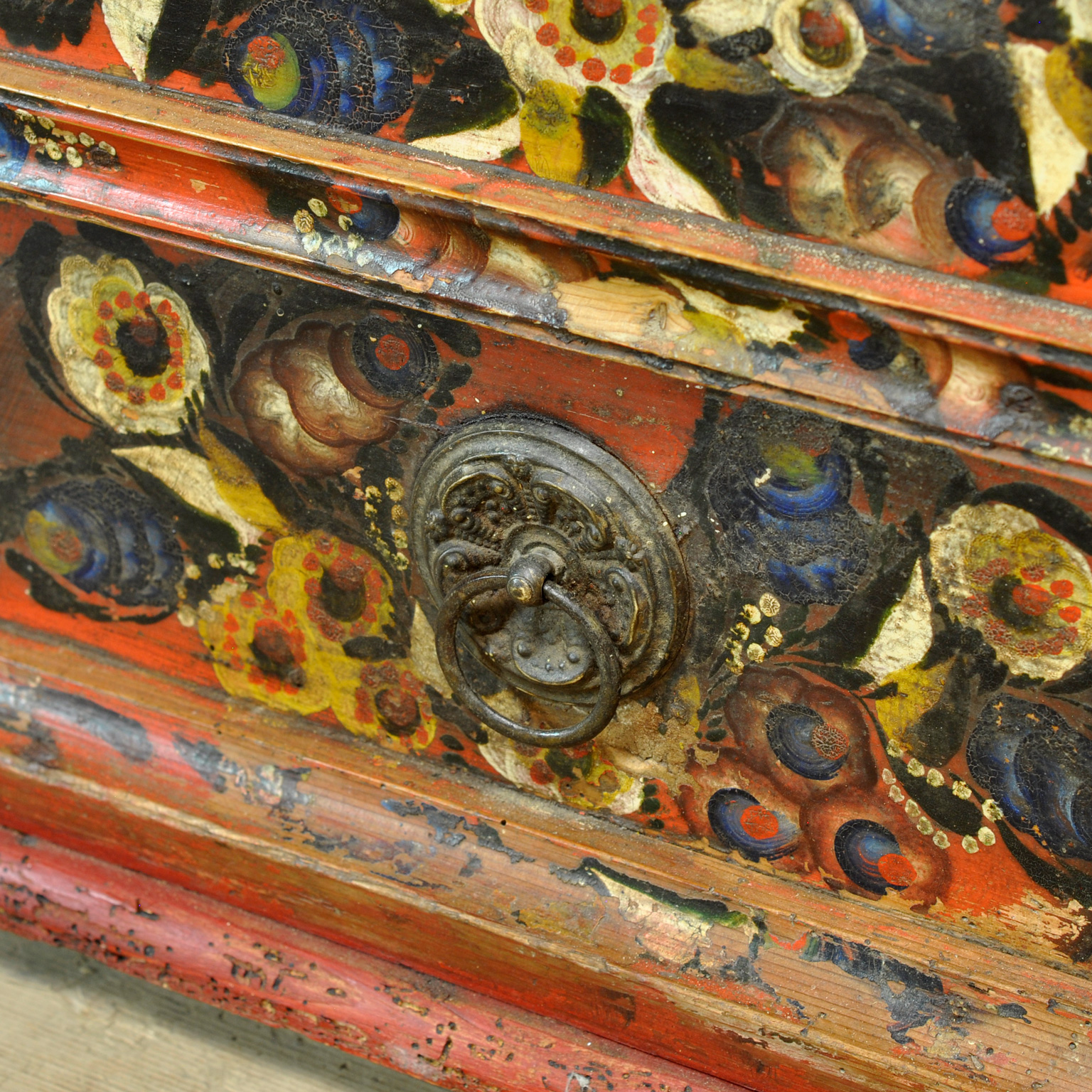 Folk Art Bruidskist, Circa 1850 image 13