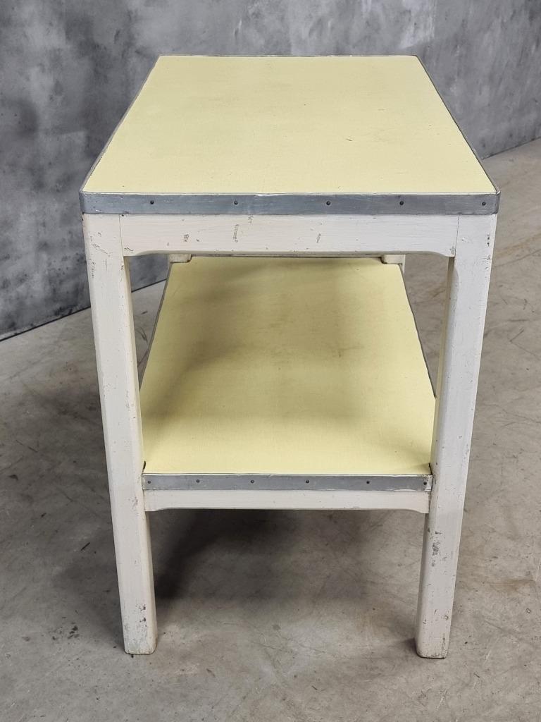 Retro Sidetable Keukeneiland Werktafel Formicablad image 12