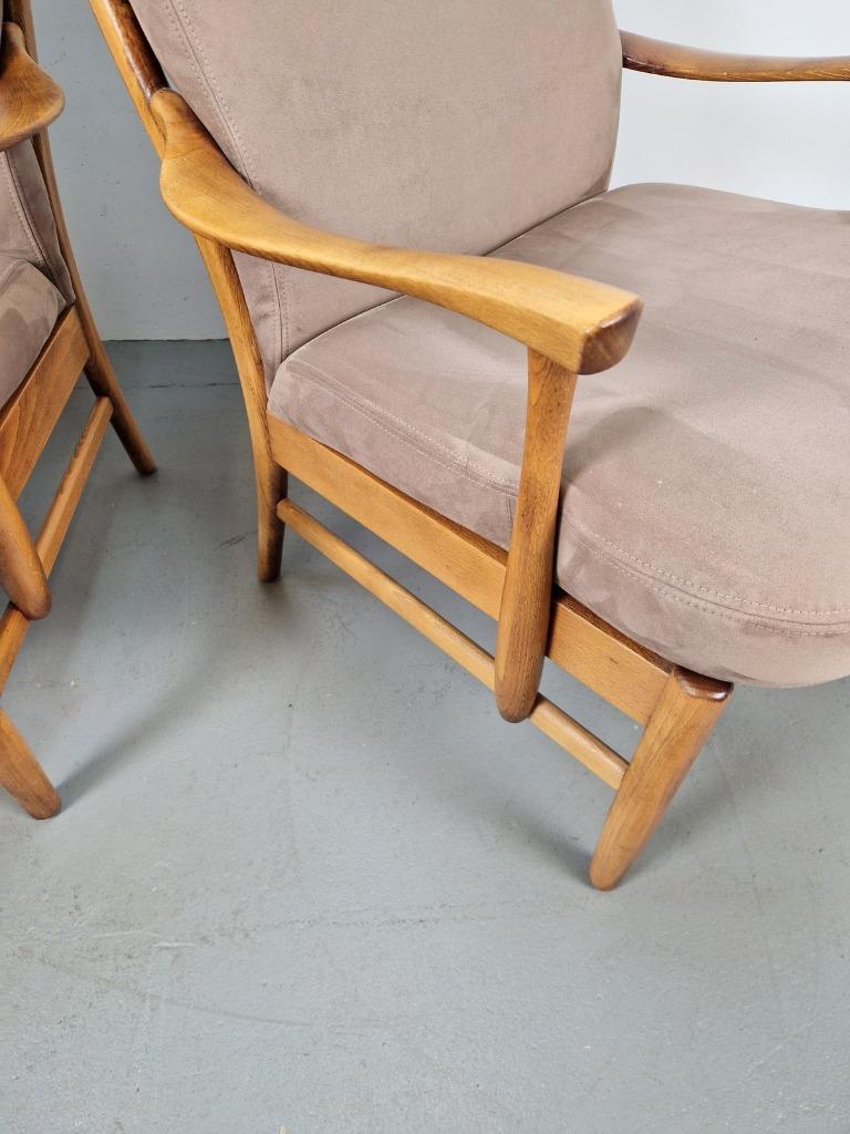 Set 2 Vintage Beuken Fauteuil Farstrup Casa Alcantara ´60 image 12