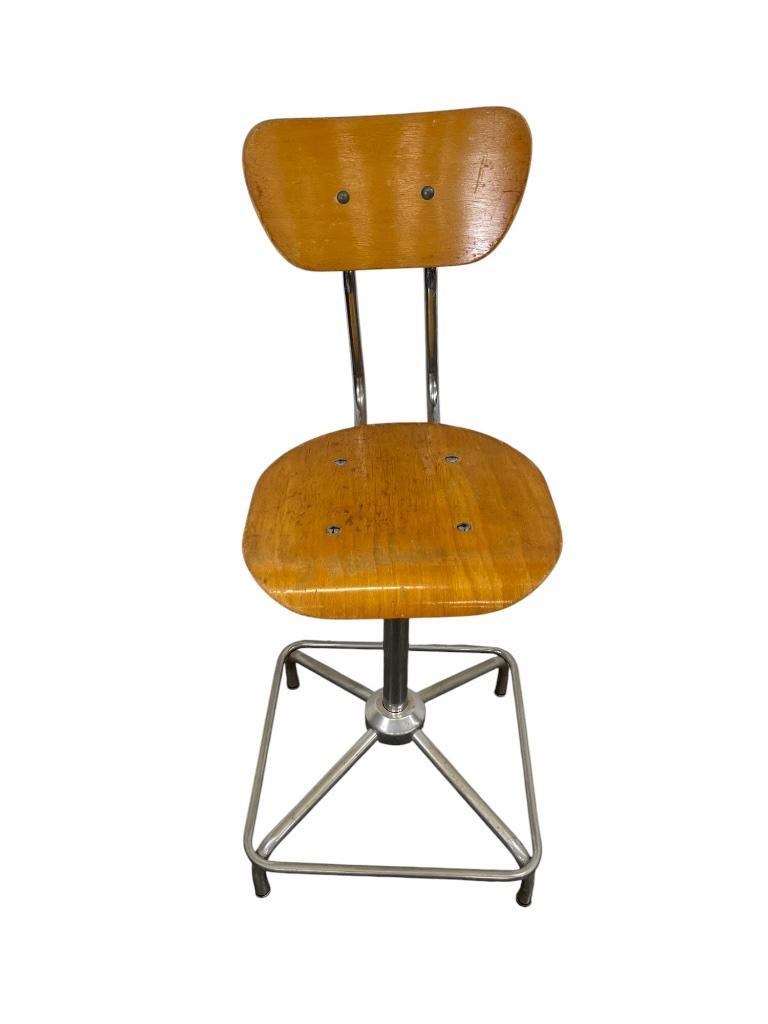 Vintage Industriële Bureaustoel / Atelierstoel / Desk Chair image 9