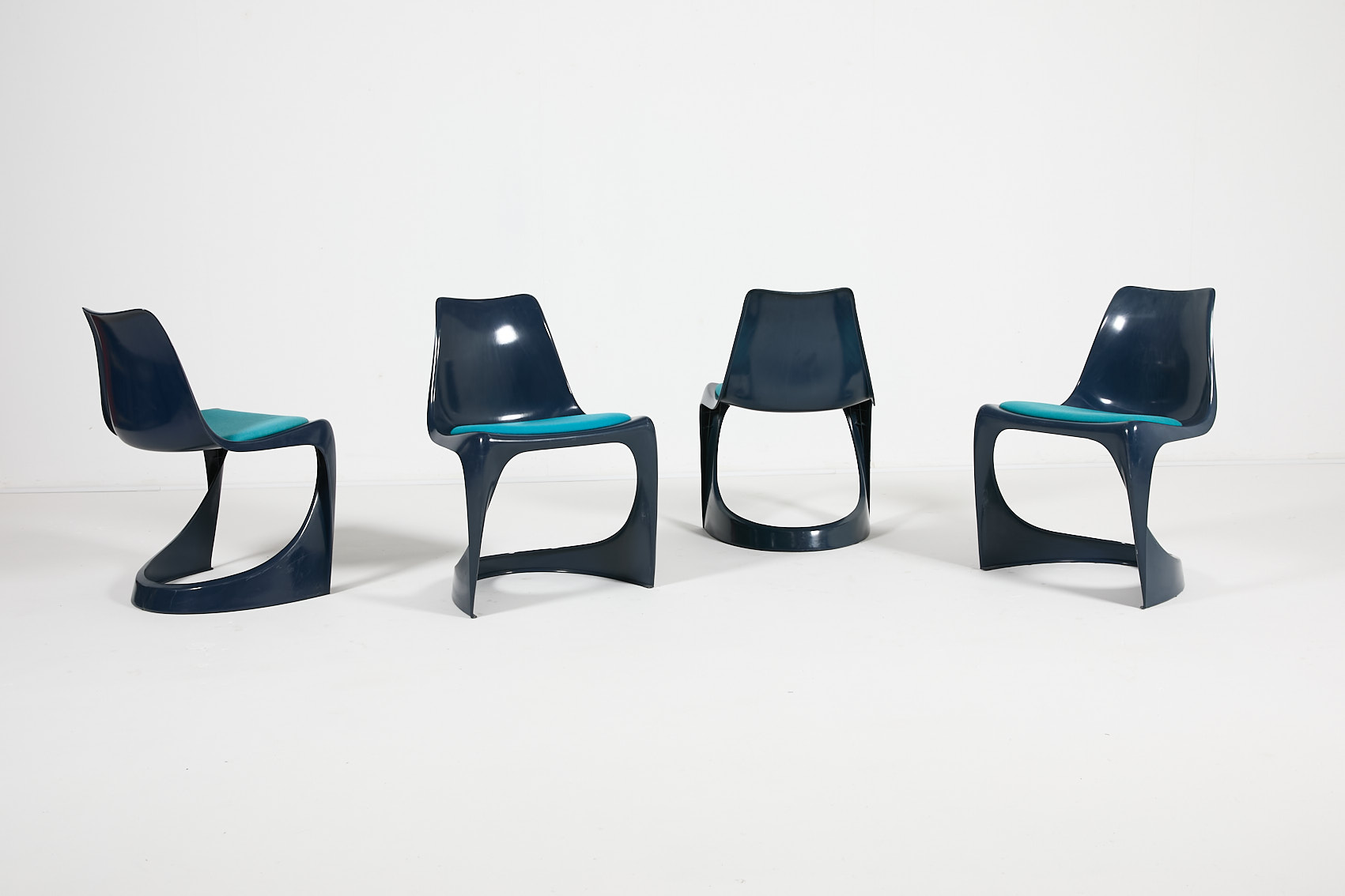 Set Of 4 Steen Ostergaard A-line Chairs By CADO image 3