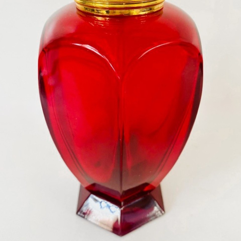 Lampe Berger Paris Athena Ruby Rouge Geurlamp 1980’S Nieuwstaat image 2