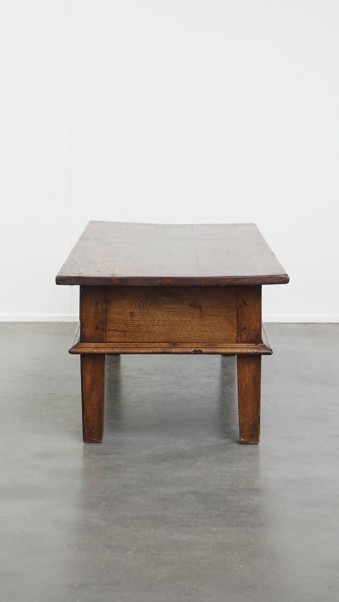 Prachtige Grote Antieke Salontafel Met Originele Details En Een Mooi Patina image 4