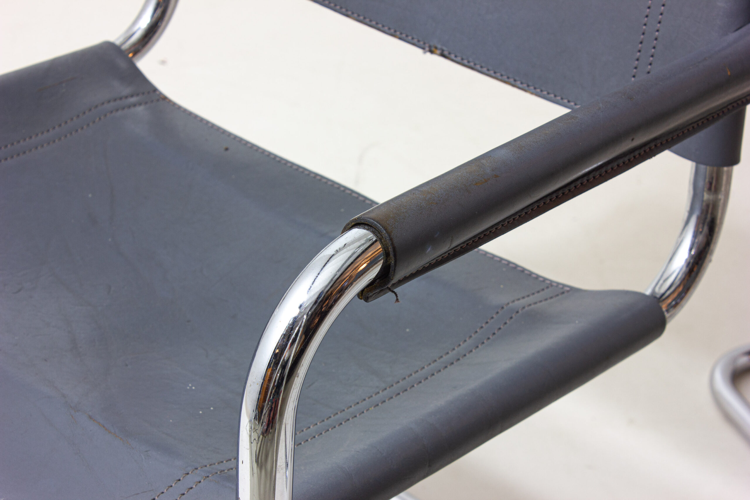 Set Van 5 Mid-century Mg5 Stoelen Van Matteo Grassi, Italië Jaren 80 image 8