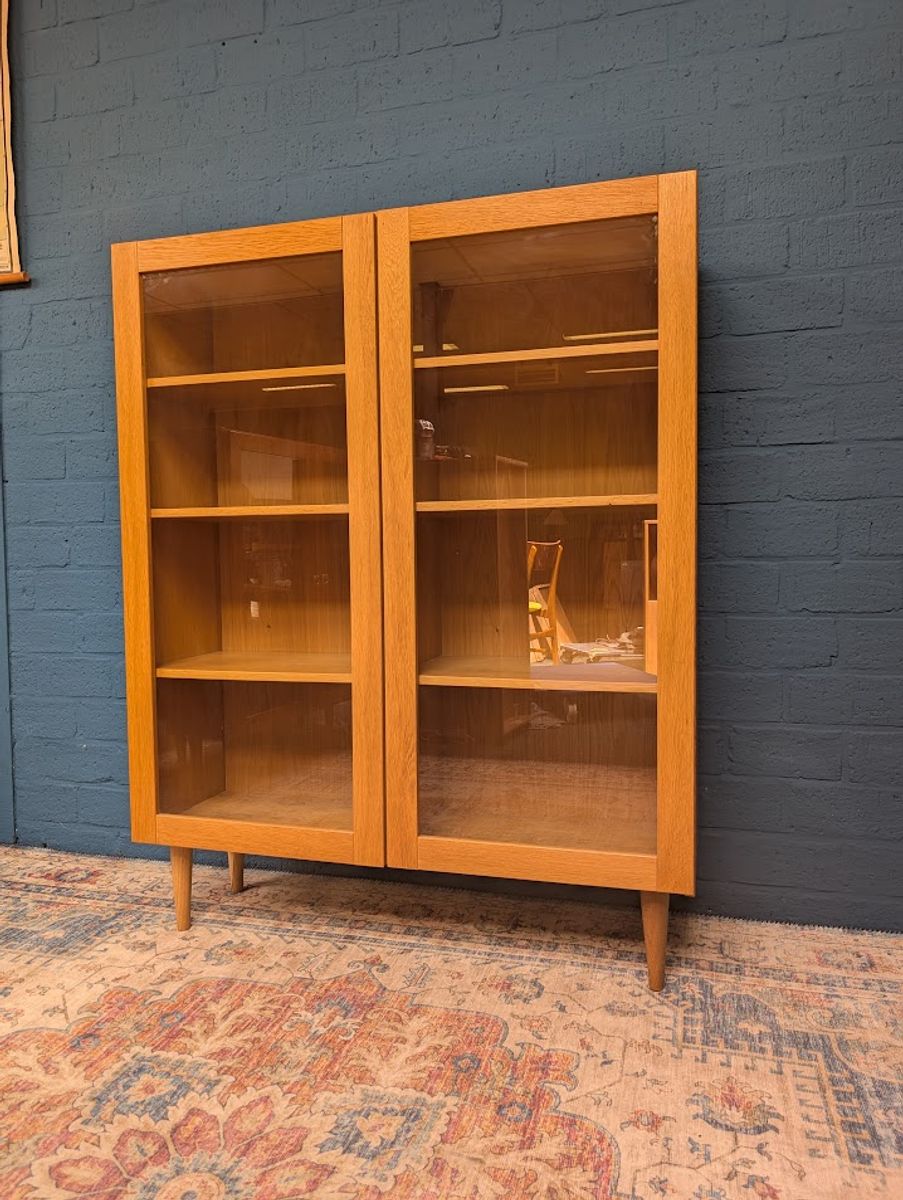 Vintage Eiken Vitrinekast, Deens Design image 2