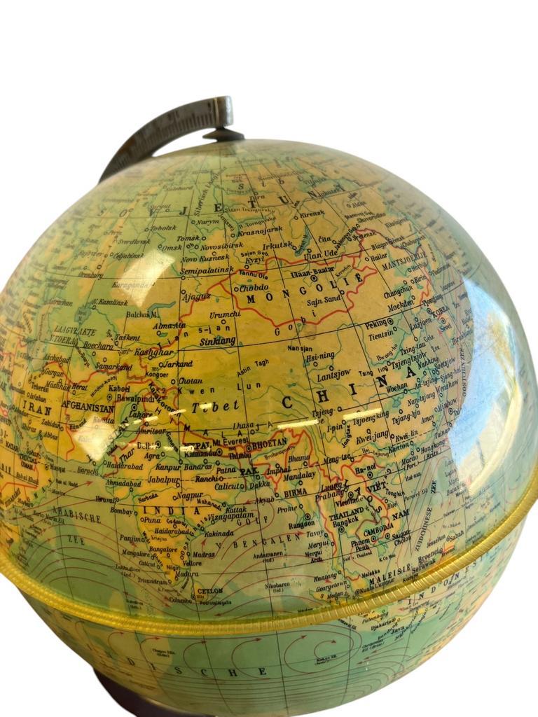 Vintage Globe / Aardbol Met Verlichting Gdp 1965 image 11