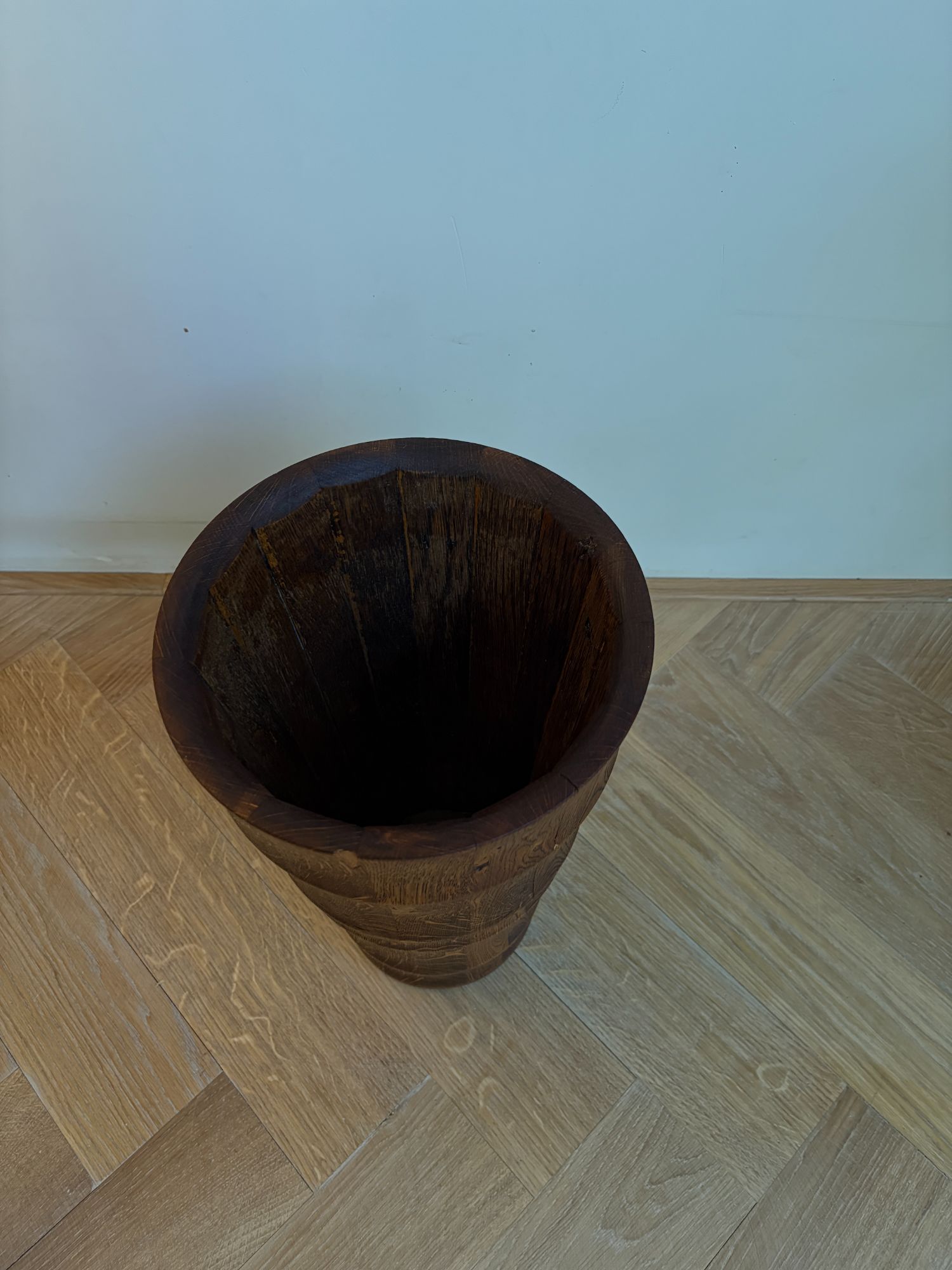 Massief Eiken Paraplubak | Mid-century - Japandi Design image 3