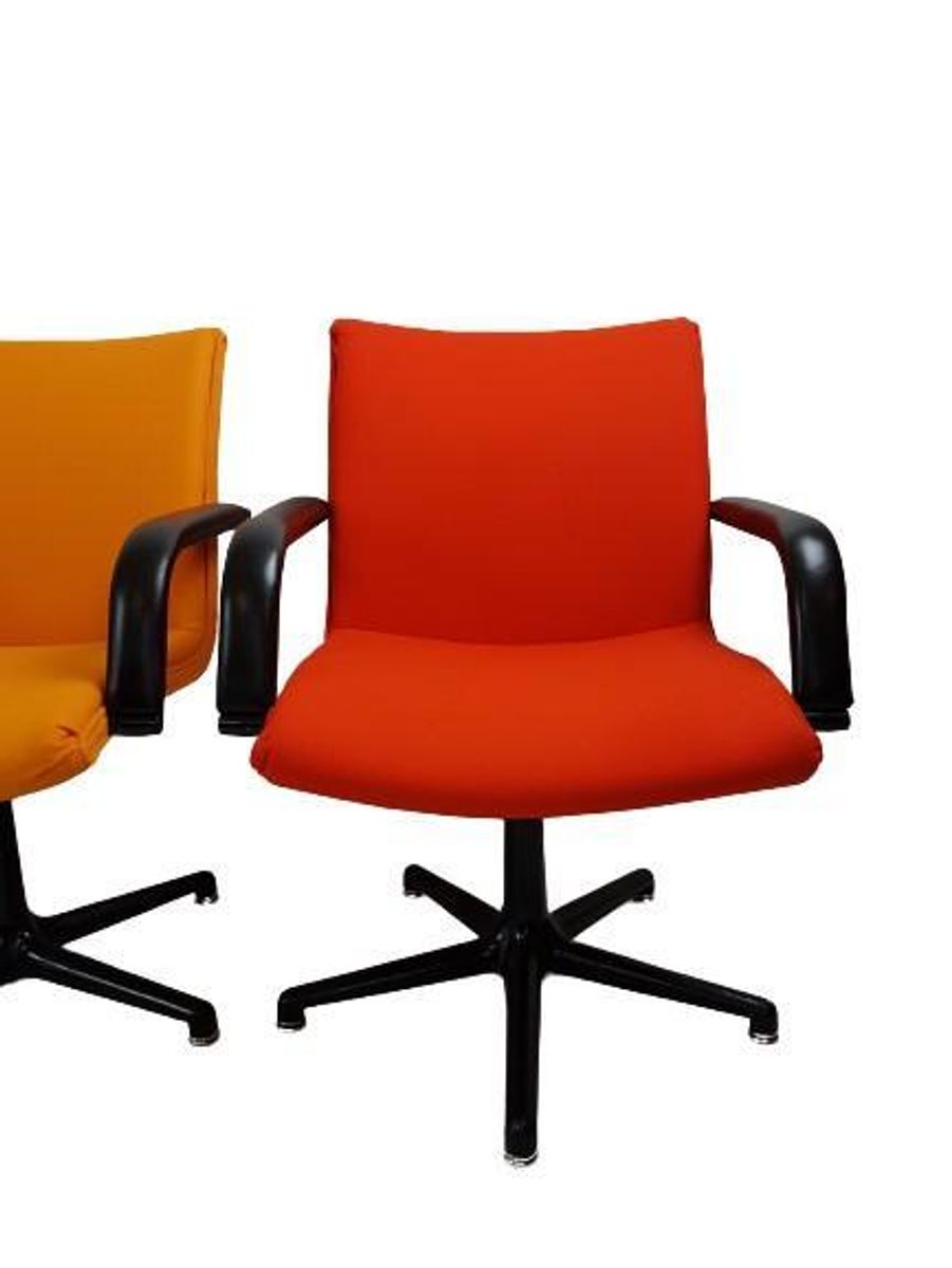 Artifort Bureaustoelen Oranje Setprijs Ploegstof image 14
