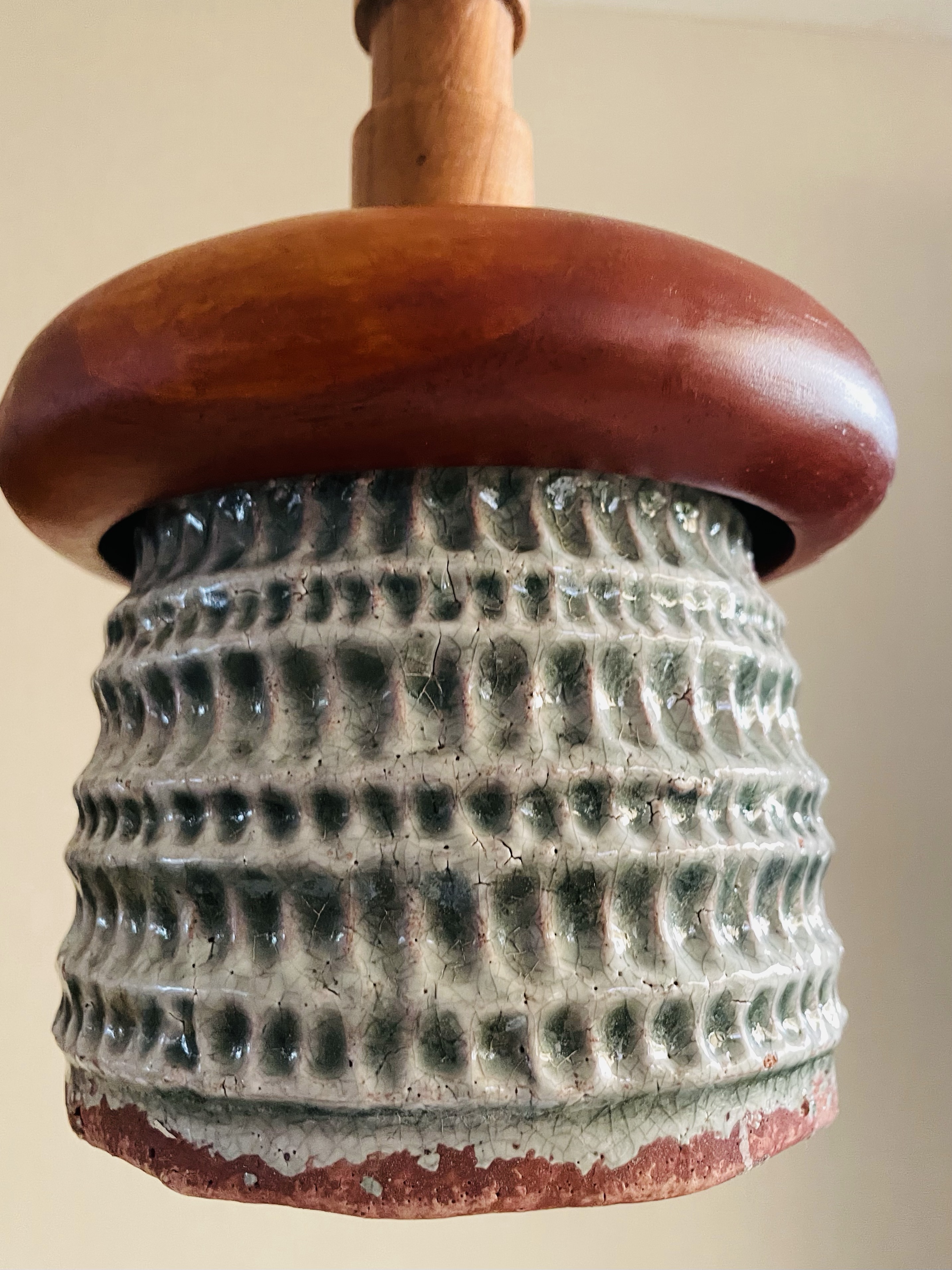 Hanglampje Grijs/groen image 3
