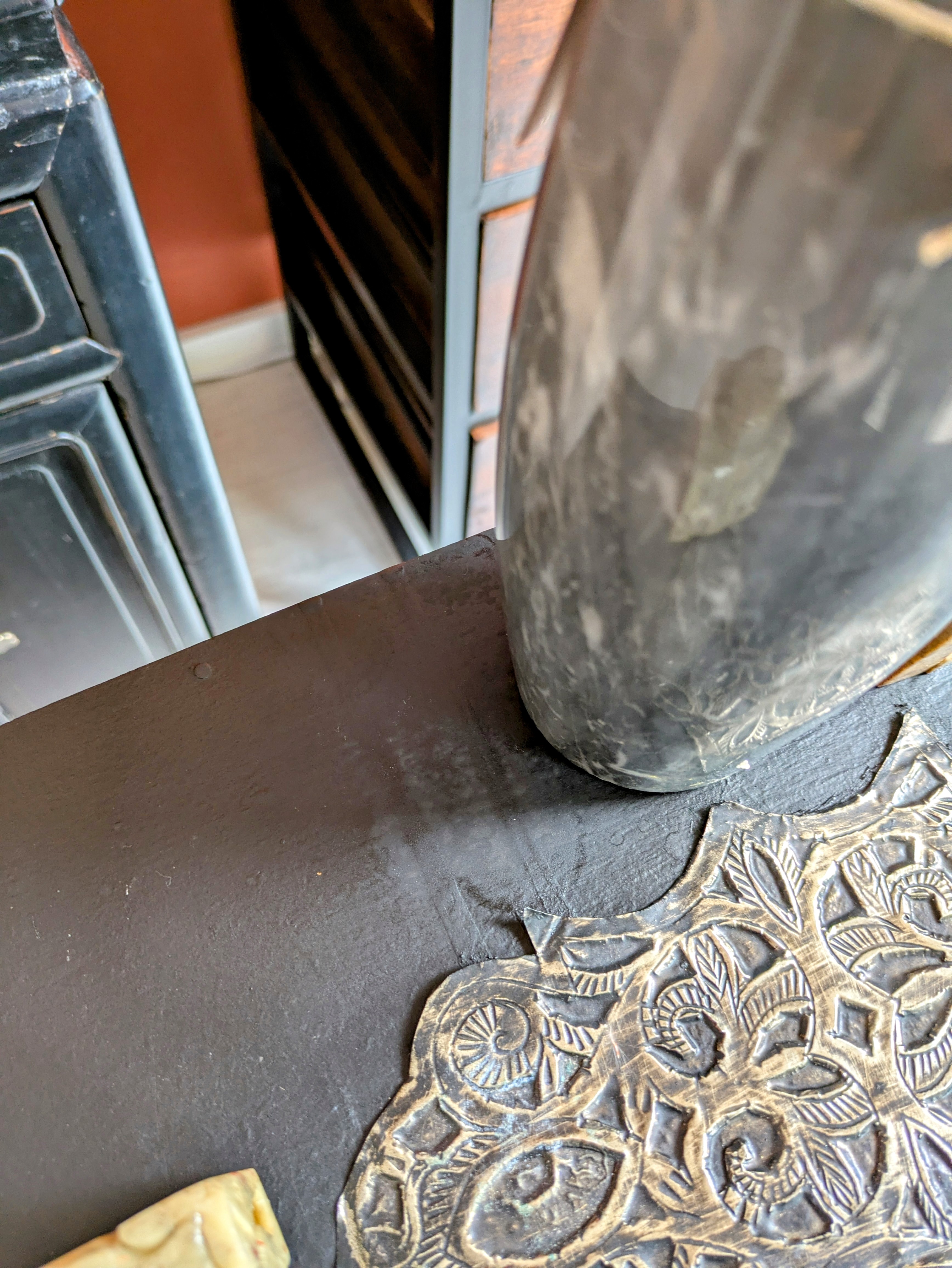 Zwart Indiaas Boho Kastje Met Ornamenten image 9