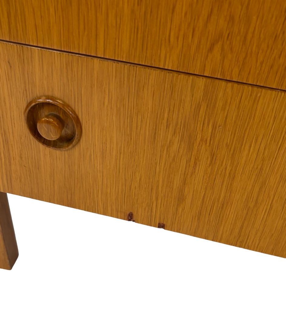 Vintage Ladekast Kastje Jaren 60 Teak Fineer Commode Design image 12