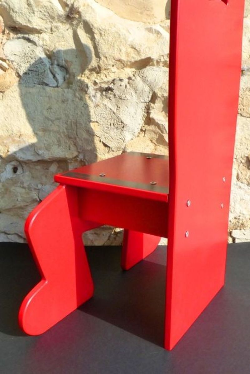 Keith Haring Kinderstoel / Decoratief Object Rood (nieuw!) image 17