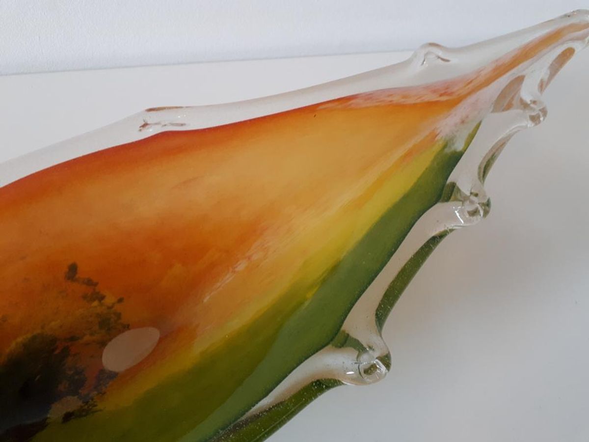 * Vintage Schaal Mondgeblazen Murano ? Fruitschaal image 8