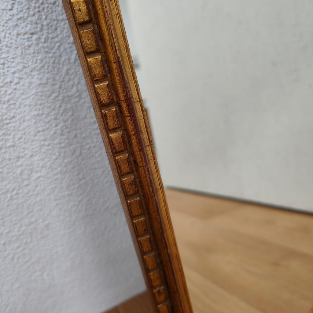 Vintage Goudkleurige Hollywood Regency Barok Rococo Spiegel Kuifspiegel 5 image 16