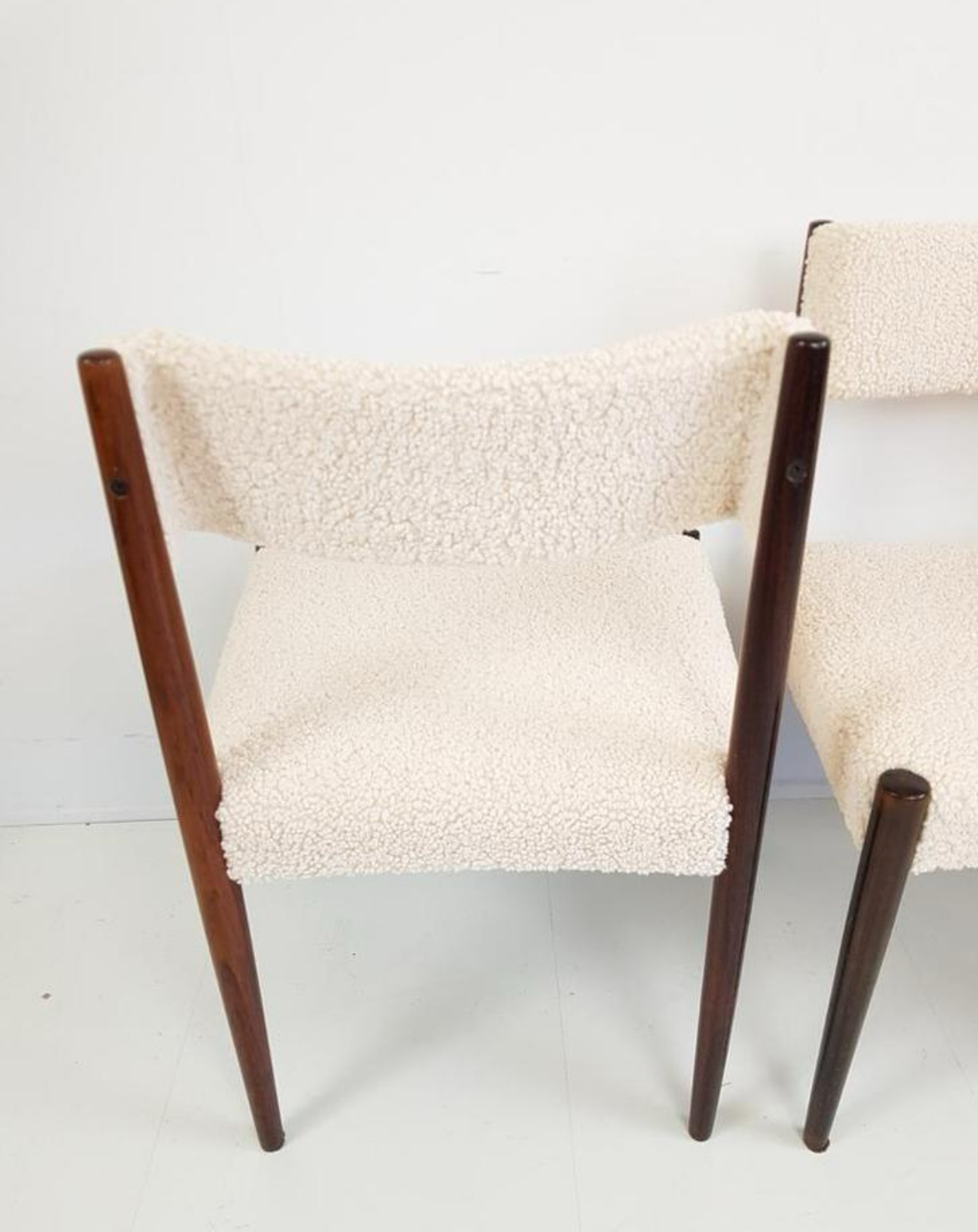 3 Vintage Bovenkamp? Stoelen Teddy Palissander Eetkamerstoel image 5