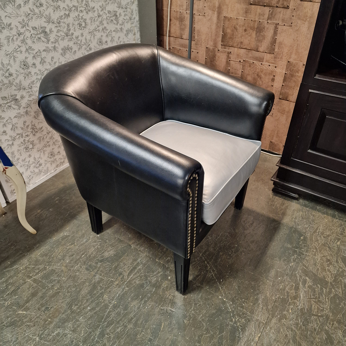 Chesterfield Club Chair - Zwart/zilver image 2