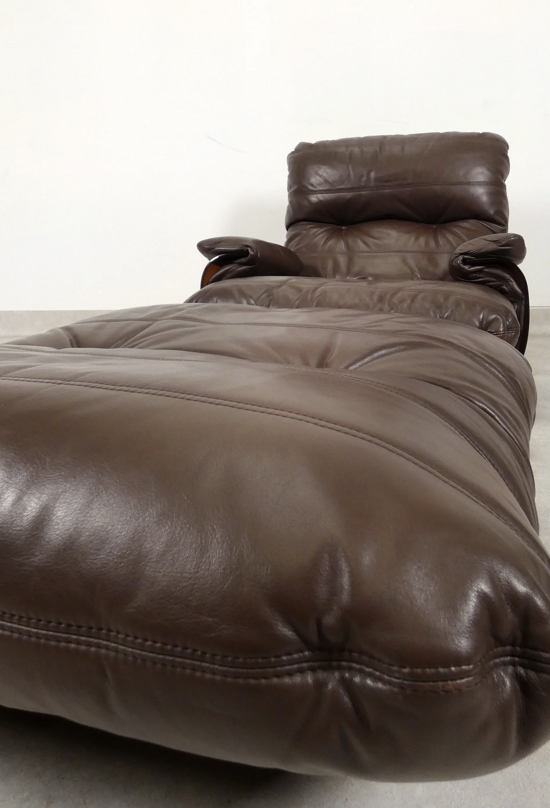 Ligne Roset Marsala - Fauteuil En Ottman - Bruin Leder image 4