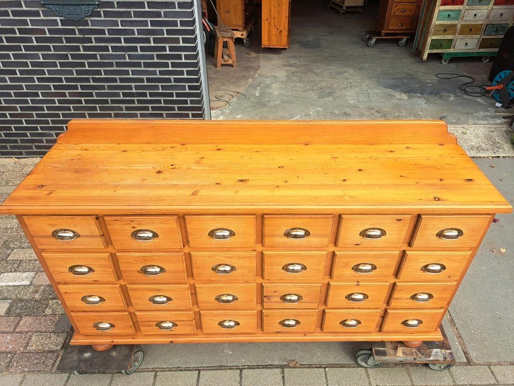 Hand Gemaakte Grenen Ladekast 24 Lades image 20
