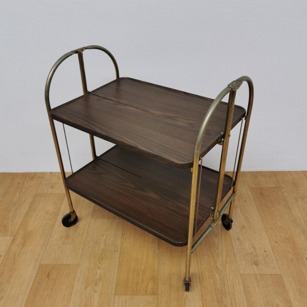 Opvouwbare Barcart Drankenkar Trolley Serveerwagentje image 3
