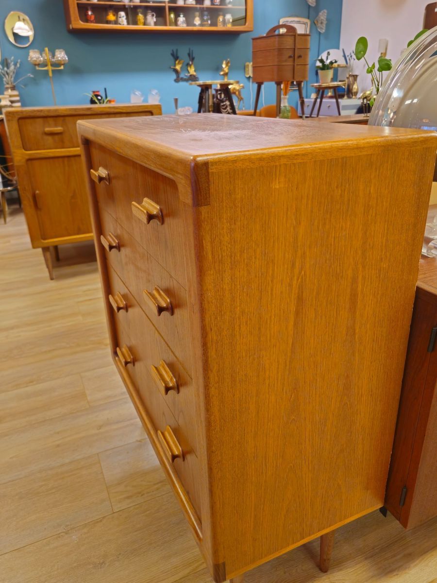 Vintage Silkeborg Deense Ladekast Kast Kastje image 7
