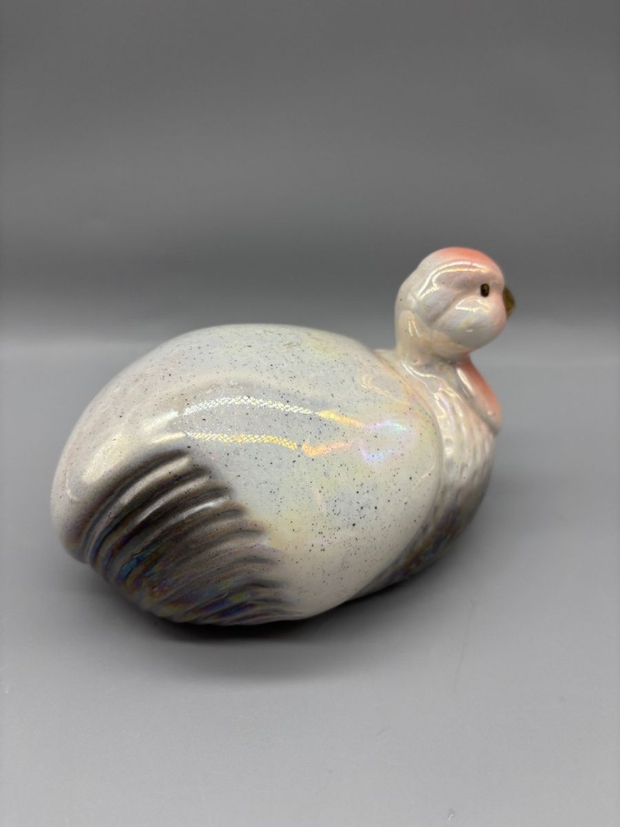 Art Deco Watervogel Porselein Parelmoerglans image 2