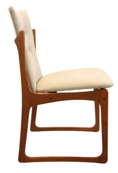 Set 4 Vamdrup Vintage Stoelen Deens Reupholstered image 12