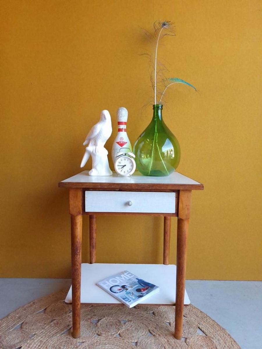 Vintage Design Trolley Verrijdbaar Bijzettafeltje Tafeltje image 21
