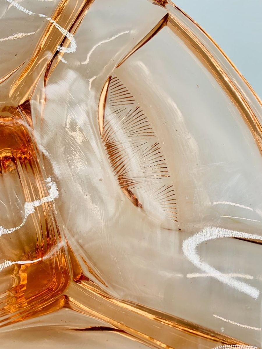 Art Deco Rosaline Persglas Fruitschaal Walther & Sohne Sigrid image 4