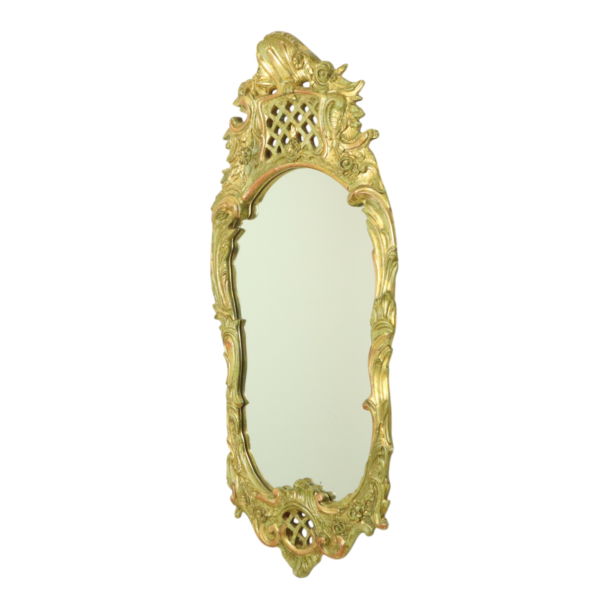 Grote Zweedse Spiegel Bladgoud Verguld Klassiek Rococo Stijl 119cm image 6