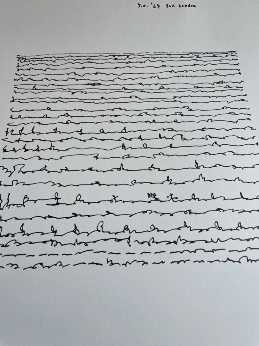 Yoko Ono, A Poem To Be Read With A Magnifying.. image 10