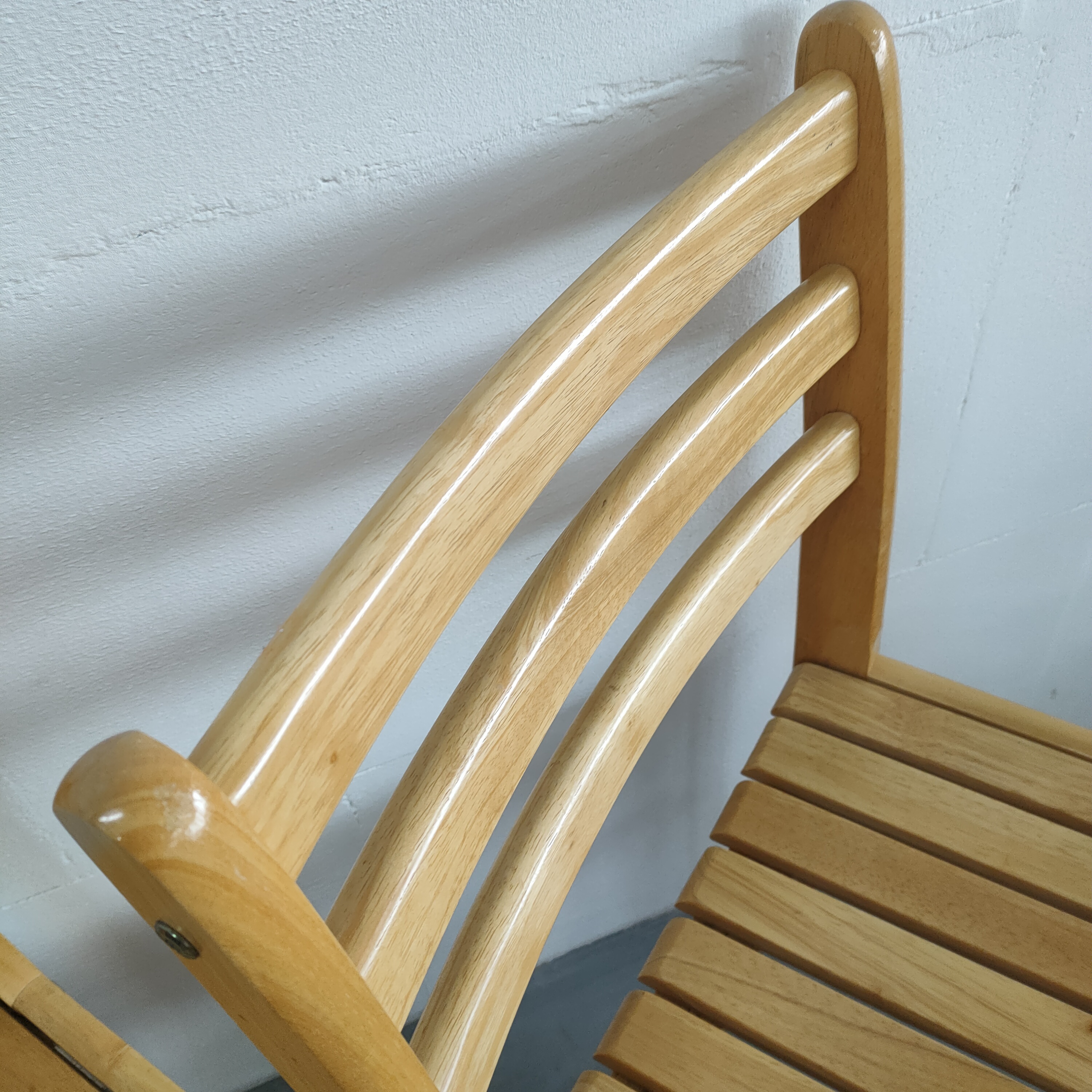 Set (van 4) Scandinavische Beukenhouten Eetkamerstoelen image 9