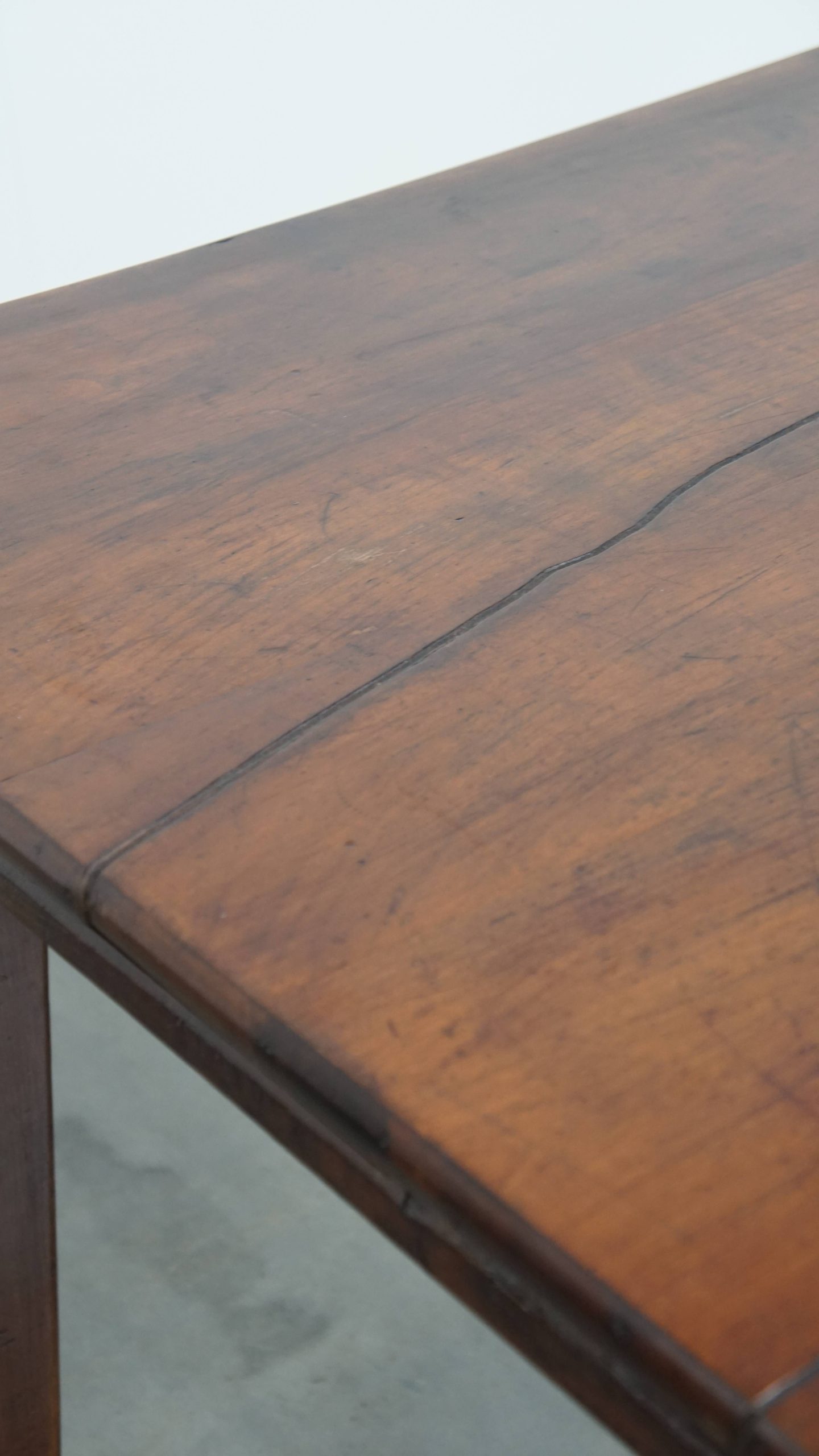 Antieke Franse Eettafel Gemaakt Van Kersenhout In Een Warme Kleur image 12
