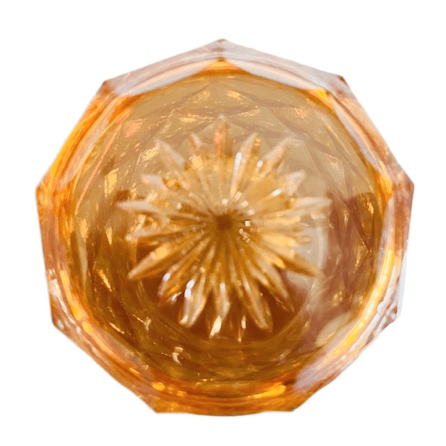 Artdeco Carnival Kristal Sieradendoos Iriserend Oranje 1930’s image 5