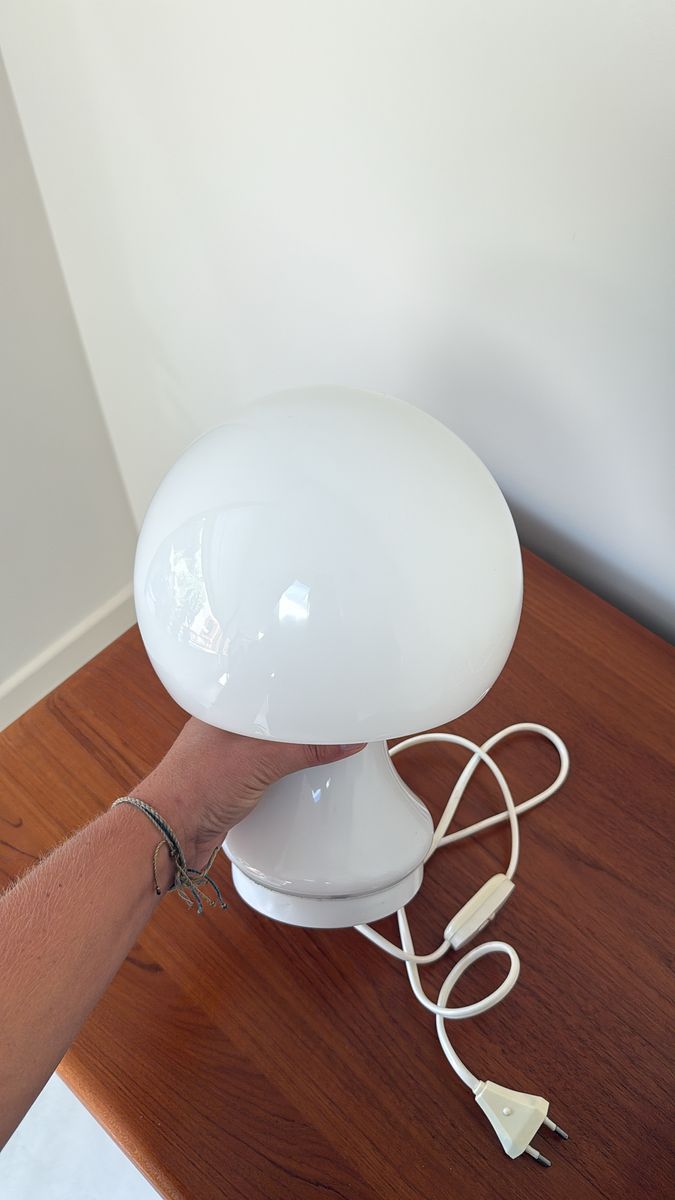 Vintage Glazen Spage Age Mushroom Lampen image 7