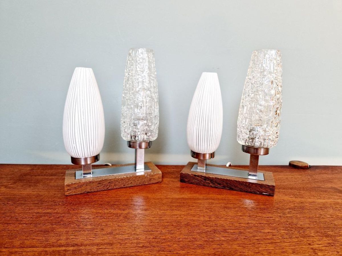 Paar Bedlampjes Uit Het Midden Van De Eeuw, Jaren 50-60 image 2