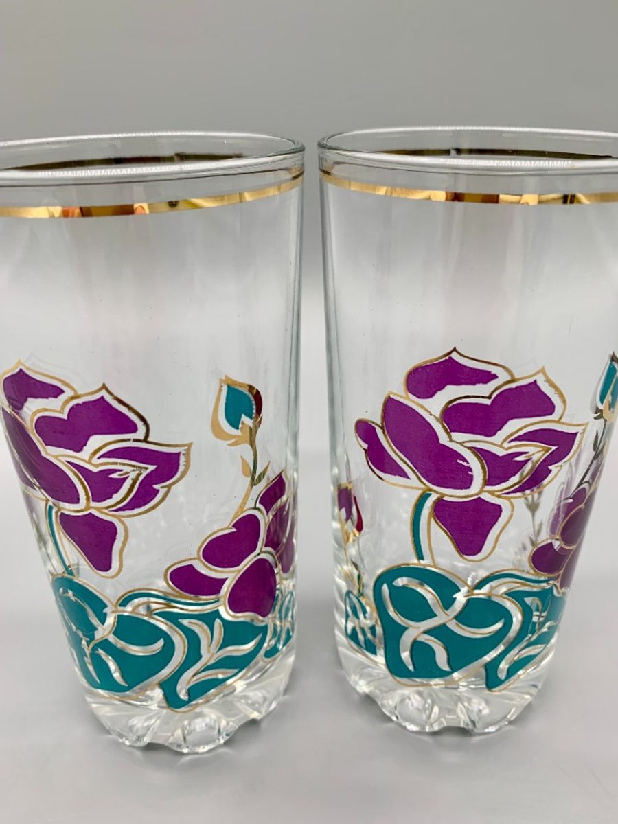 Set Vintage Longdrink Glazen Italy image 5
