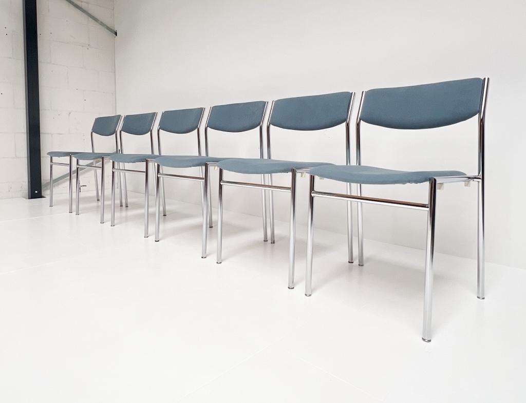 Set Van 6 Stoelen Van Gijs Van Der Sluis, 1960'S image 14