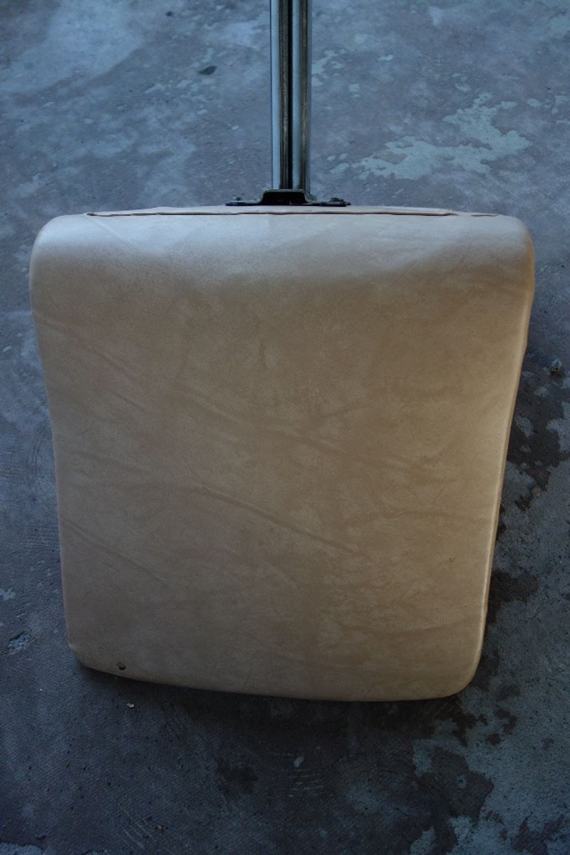 Vintage Brabantia Stoel / Stool / Chair Voor Eetkamer Of Keuken In Beige Kunstleder (skai) image 17
