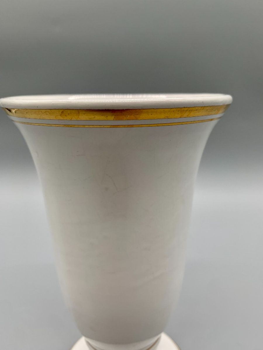 Prachtig Vaasje Delft Wit/goud image 3