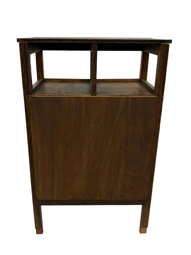 Art Deco Wandkast Vakkenkast Jaren 30 Eiken Open Kast image 16