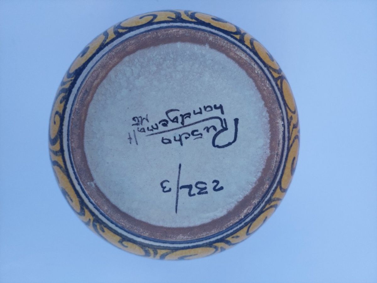 Plantenpot Ruscha Genummerd 232/3.uitstekende Staat. image 4