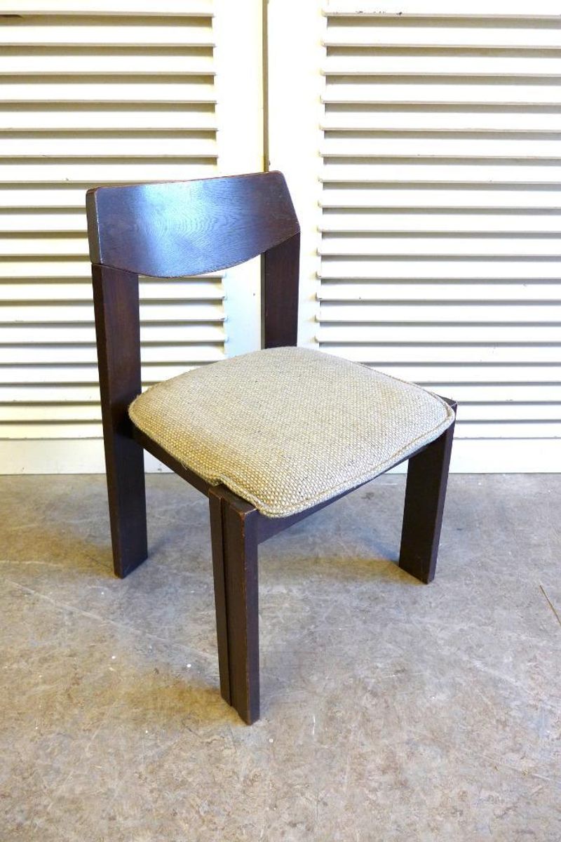 Prachtige Wenge Brutalist Stoel image 8