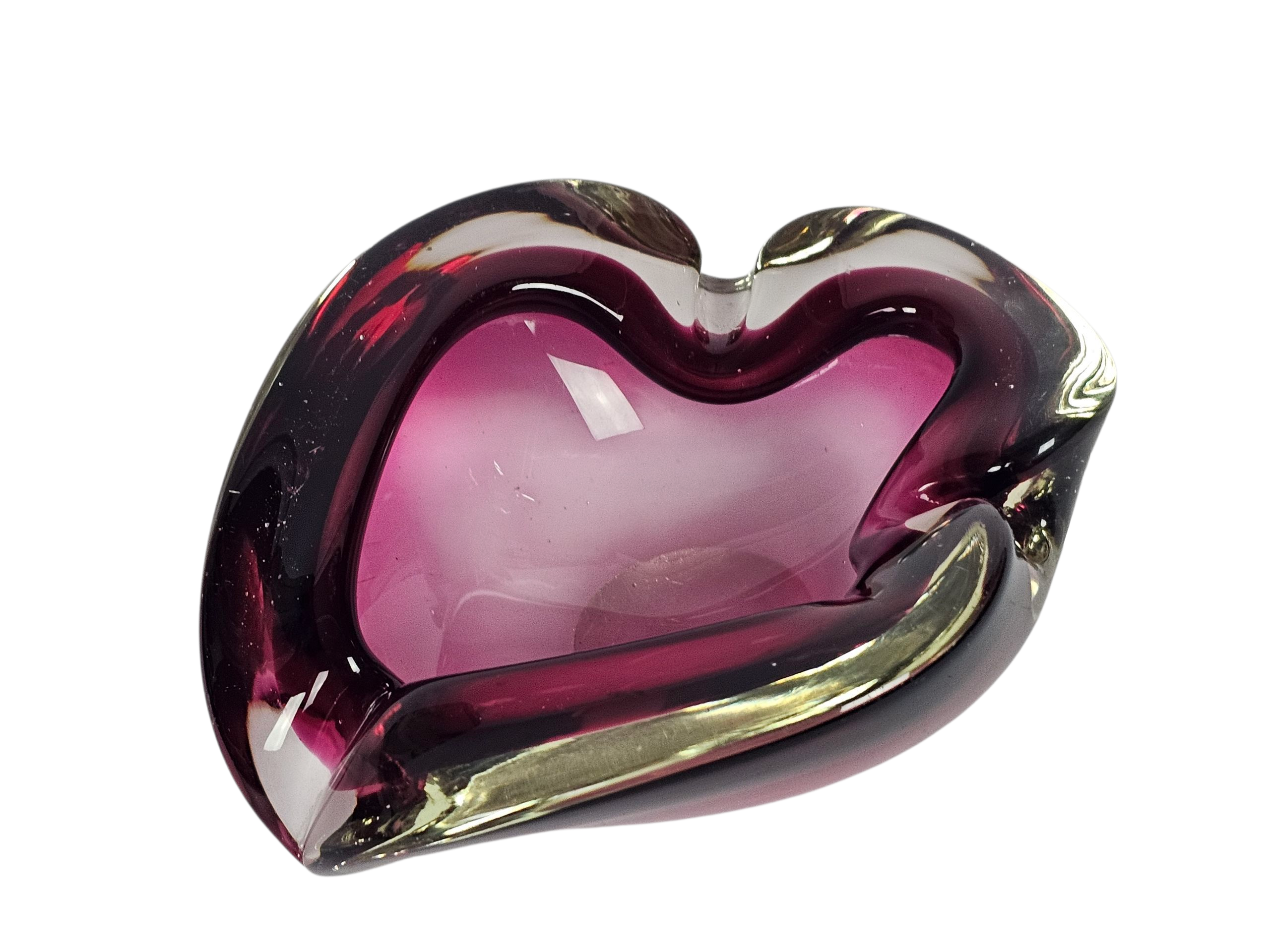 Murano - Sommerso - Flavio Poli - Sommerso - Transparant - Roze - Paars - 70's image 2