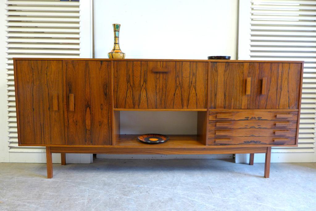 Prachtig Vintage Palissander Highboard Buffet 242 Cm image 3