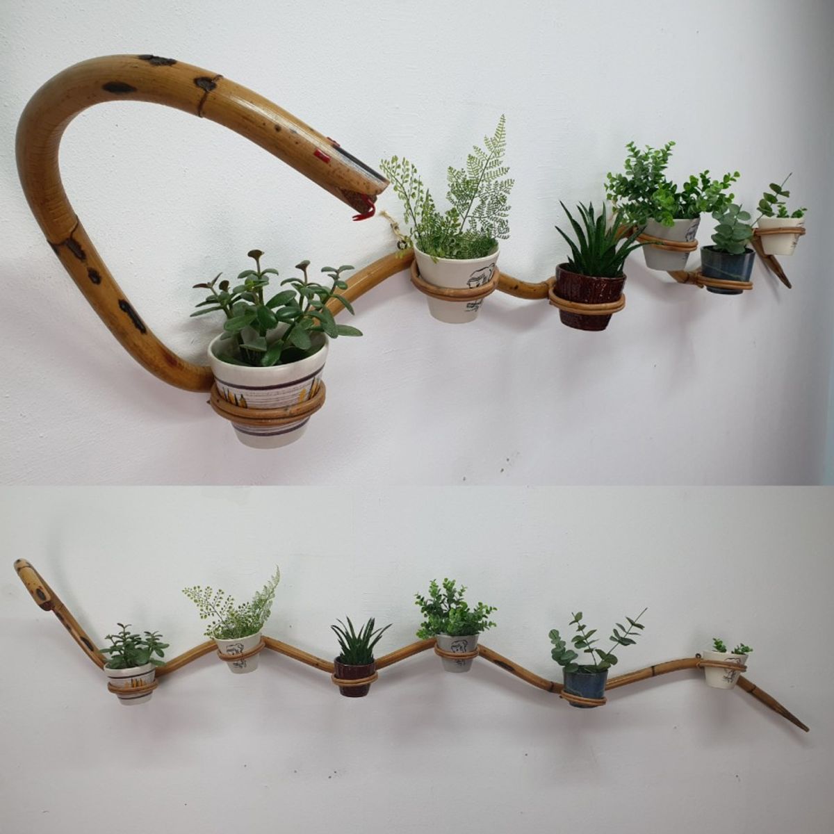 Plantenslang Rotan/bamboe. Plantenhouder Rohé/trio Noordwolde image 18
